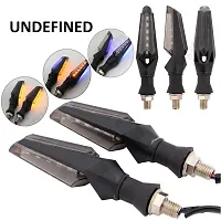 Auto Hub Dual Color LED Bike Indicator Turning Light for Hero Honda Passion Plus - Pack of Two-thumb2