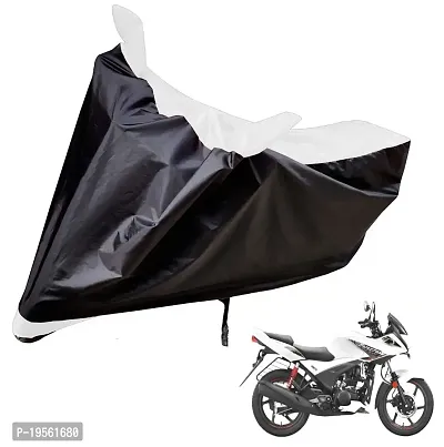 Auto Hub Hero Ignitor Bike Cover Waterproof Original / Ignitor Cover Waterproof / Ignitor bike Cover / Bike Cover Ignitor Waterproof / Ignitor Body Cover / Bike Body Cover Ignitor With Ultra Surface Body Protection (Black, White Look)