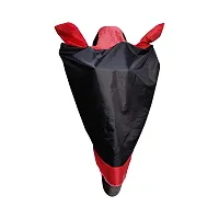 Auto Hub Honda Activa 6G Bike Cover Waterproof Original / Activa 6G Cover Waterproof / Activa 6G bike Cover / Bike Cover Activa 6G Waterproof / Activa 6G Body Cover / Bike Body Cover Activa 6G With Ultra Surface Body Protection (Black, Red Look)-thumb1