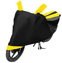 Euro Care Honda Activa 6G Bike Cover Waterproof Original / Activa 6G Cover Waterproof / Activa 6G bike Cover / Bike Cover Activa 6G Waterproof / Activa 6G Body Cover / Bike Body Cover Activa 6G With Ultra Surface Body Protection (Black, Yellow Look)-thumb4