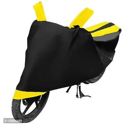 Euro Care Honda Activa 6G Bike Cover Waterproof Original / Activa 6G Cover Waterproof / Activa 6G bike Cover / Bike Cover Activa 6G Waterproof / Activa 6G Body Cover / Bike Body Cover Activa 6G With Ultra Surface Body Protection (Black, Yellow Look)-thumb5