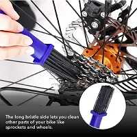 Auto Hub Universal Motorcycle/Cycle Chain Cleaner Brush for Bikes (Blue)-thumb3