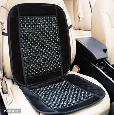 Auto Hub Car Wooden Bead Seat Cushion with Velvet Border (1)-thumb0