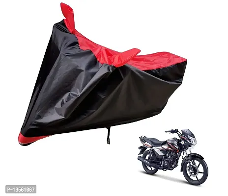 Auto Hub TVS Phoenix Bike Cover Waterproof Original / Phoenix Cover Waterproof / Phoenix bike Cover / Bike Cover Phoenix Waterproof / Phoenix Body Cover / Bike Body Cover Phoenix With Ultra Surface Body Protection (Black, Red Look)