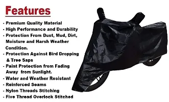 Auto Hub Bajaj Avenger 150 Bike Cover Waterproof Original / Avenger 150 Cover Waterproof / Avenger 150 bike Cover / Bike Cover Avenger 150 Waterproof / Avenger 150 Body Cover / Bike Body Cover Avenger 150 With Ultra Surface Body Protection (Black Look)-thumb3