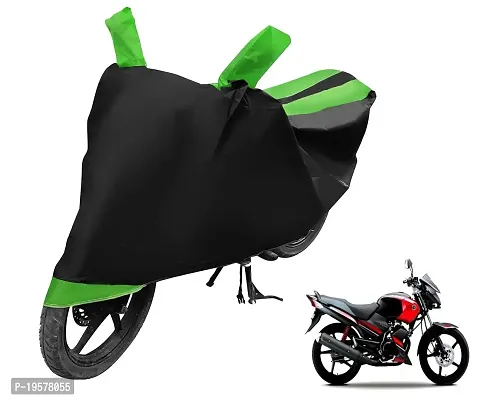 Auto Hub Yamaha Gladiator Bike Cover Waterproof Original / Gladiator Cover Waterproof / Gladiator bike Cover / Bike Cover Gladiator Waterproof / Gladiator Body Cover / Bike Body Cover Gladiator With Ultra Surface Body Protection (Black, Green Look)