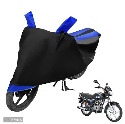 Auto Hub Bajaj CT 100 Bike Cover Waterproof Original / CT 100 Cover Waterproof / CT 100 bike Cover / Bike Cover CT 100 Waterproof / CT 100 Body Cover / Bike Body Cover CT 100 With Ultra Surface Body Protection (Black, Blue Look)