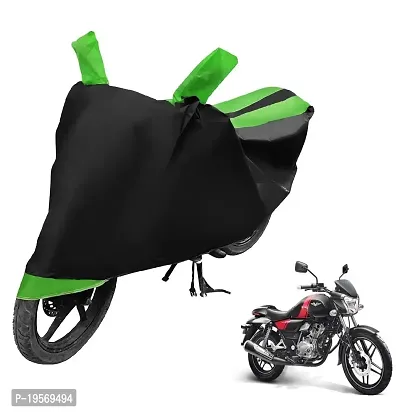 Auto Hub Bajaj Vikrant Bike Cover Waterproof Original / Vikrant Cover Waterproof / Vikrant bike Cover / Bike Cover Vikrant Waterproof / Vikrant Body Cover / Bike Body Cover Vikrant With Ultra Surface Body Protection (Black, Green Look)