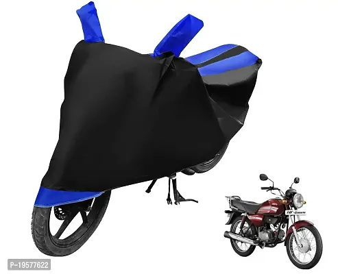 Auto Hub Hero HF Dawn Bike Cover Waterproof Original / HF Dawn Cover Waterproof / HF Dawn bike Cover / Bike Cover HF Dawn Waterproof / HF Dawn Body Cover / Bike Body Cover HF Dawn With Ultra Surface Body Protection (Black, Blue Look)