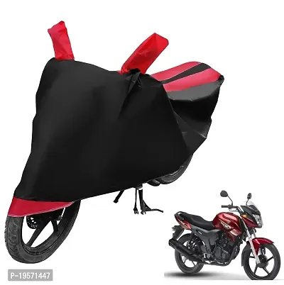 Auto Hub Yamaha SZ-X Bike Cover Waterproof Original / SZ-X Cover Waterproof / SZ-X bike Cover / Bike Cover SZ-X Waterproof / SZ-X Body Cover / Bike Body Cover SZ-X With Ultra Surface Body Protection (Black, Red Look)