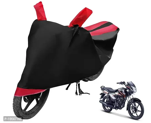 Auto Hub TVS Phoenix Bike Cover Waterproof Original / Phoenix Cover Waterproof / Phoenix bike Cover / Bike Cover Phoenix Waterproof / Phoenix Body Cover / Bike Body Cover Phoenix With Ultra Surface Body Protection (Black, Red Look)