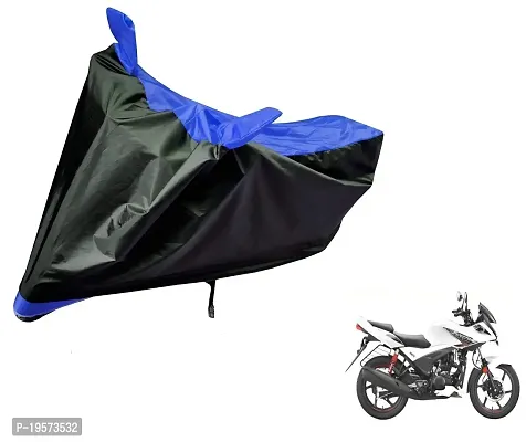 Auto Hub Hero Ignitor Bike Cover Waterproof Original / Ignitor Cover Waterproof / Ignitor bike Cover / Bike Cover Ignitor Waterproof / Ignitor Body Cover / Bike Body Cover Ignitor With Ultra Surface Body Protection (Black, Blue Look)