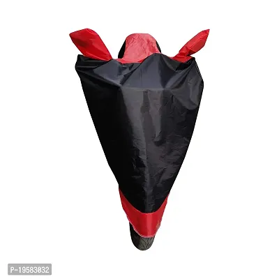 Auto Hub Honda Activa 6G Bike Cover Waterproof Original / Activa 6G Cover Waterproof / Activa 6G bike Cover / Bike Cover Activa 6G Waterproof / Activa 6G Body Cover / Bike Body Cover Activa 6G With Ultra Surface Body Protection (Black, Red Look)-thumb3