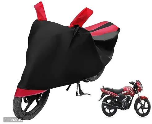 Auto Hub TVS Sport Bike Cover Waterproof Original / Sport Cover Waterproof / Sport bike Cover / Bike Cover Sport Waterproof / Sport Body Cover / Bike Body Cover Sport With Ultra Surface Body Protection (Black, Red Look)