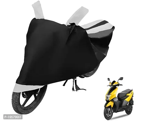 Euro Care TVS NTORQ Bike Cover Waterproof Original / NTORQ Cover Waterproof / NTORQ bike Cover / Bike Cover NTORQ Waterproof / NTORQ Body Cover / Bike Body Cover NTORQ With Ultra Surface Body Protection (Black, White Look)