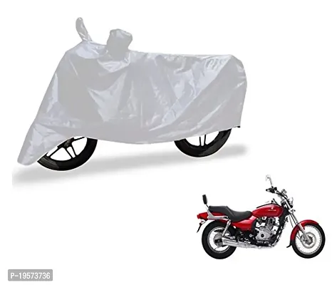 Auto Hub Bajaj Avenger 220 Bike Cover Waterproof Original / Avenger 220 Cover Waterproof / Avenger 220 bike Cover / Bike Cover Avenger 220 Waterproof / Avenger 220 Body Cover / Bike Body Cover Avenger 220 With Ultra Surface Body Protection (Silver Look)