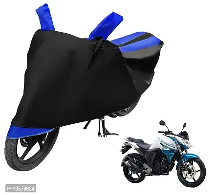 Auto Hub Yamaha FZ S Bike Cover Waterproof Original / FZ S Cover Waterproof / FZ S bike Cover / Bike Cover FZ S Waterproof / FZ S Body Cover / Bike Body Cover FZ S With Ultra Surface Body Protection (Black, Blue Look)