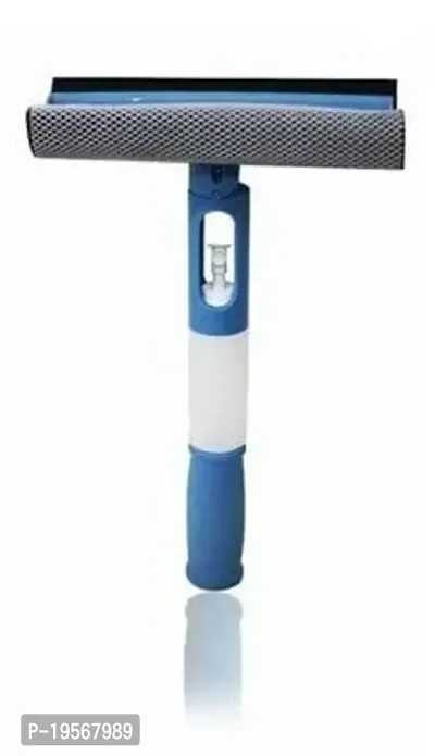 Auto Hub Adjustable Handle Glass Cleaning Wiper - Blue