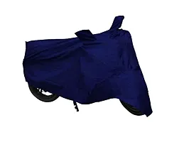 Auto Hub Universal Bike Cover Waterproof Original / Universal Cover Waterproof / Universal bike Cover / Bike Cover Universal Waterproof / Universal Body Cover / Bike Body Cover Universal With Ultra Surface Body Protection (Navy Look)-thumb1