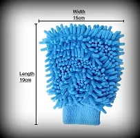 Auto Hub Microfibre Hand Glove Duster for Car/Office/Home-thumb1