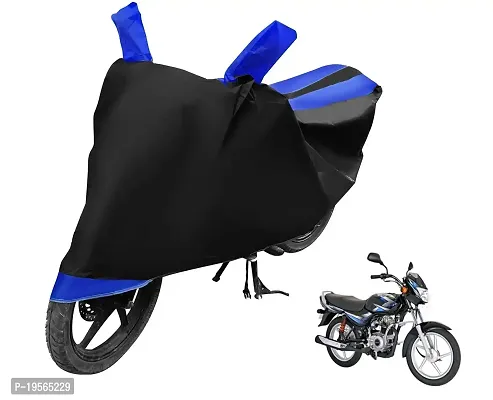 Auto Hub Bajaj CT 100 Bike Cover Waterproof Original / CT 100 Cover Waterproof / CT 100 bike Cover / Bike Cover CT 100 Waterproof / CT 100 Body Cover / Bike Body Cover CT 100 With Ultra Surface Body Protection (Black, Blue Look)