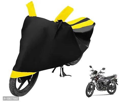 Auto Hub Honda CB Shine Bike Cover Waterproof Original / CB Shine Cover Waterproof / CB Shine bike Cover / Bike Cover CB Shine Waterproof / CB Shine Body Cover / Bike Body Cover CB Shine With Ultra Surface Body Protection (Black, Yellow Look)