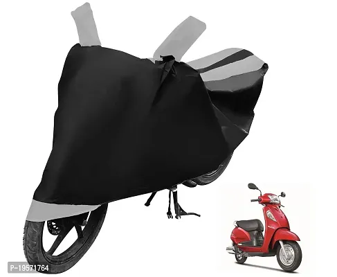 Auto Hub Suzuki Access SE Bike Cover Waterproof Original / Access SE Cover Waterproof / Access SE bike Cover / Bike Cover Access SE Waterproof / Access SE Body Cover / Bike Body Cover Access SE With Ultra Surface Body Protection (Black, Silver Look)