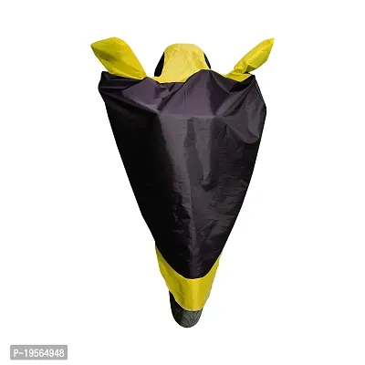 Auto Hub Honda Activa 6G Bike Cover Waterproof Original / Activa 6G Cover Waterproof / Activa 6G bike Cover / Bike Cover Activa 6G Waterproof / Activa 6G Body Cover / Bike Body Cover Activa 6G With Ultra Surface Body Protection (Black, Yellow Look)-thumb3