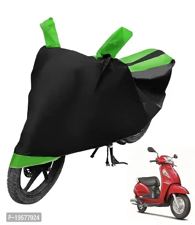 Auto Hub Suzuki Access SE Bike Cover Waterproof Original / Access SE Cover Waterproof / Access SE bike Cover / Bike Cover Access SE Waterproof / Access SE Body Cover / Bike Body Cover Access SE With Ultra Surface Body Protection (Black, Green Look)