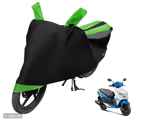 Auto Hub Honda Deo Bike Cover Waterproof Original / Dio Cover Waterproof / Dio bike Cover / Bike Cover Dio Waterproof / Dio Body Cover / Bike Body Cover Dio With Ultra Surface Body Protection (Black, Green Look)