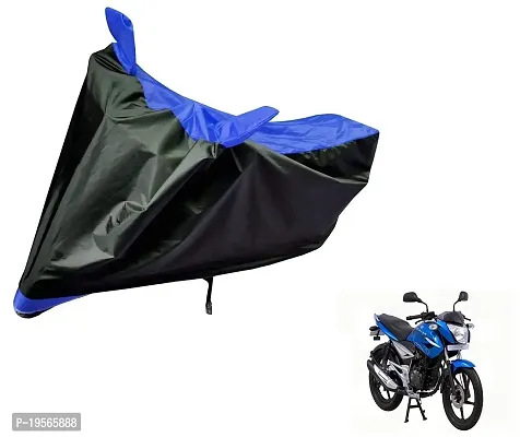 Auto Hub Bajaj XCD 125 Bike Cover Waterproof Original / XCD 125 Cover Waterproof / XCD 125 bike Cover / Bike Cover XCD 125 Waterproof / XCD 125 Body Cover / Bike Body Cover XCD 125 With Ultra Surface Body Protection (Black, Blue Look)