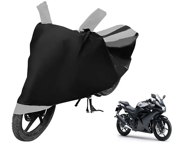 Euro Care Kawasaki Ninja 250/300/650/H2/ZX6R Waterproof Cover- UV Protection & Dust Proof Full Bike Body Cover