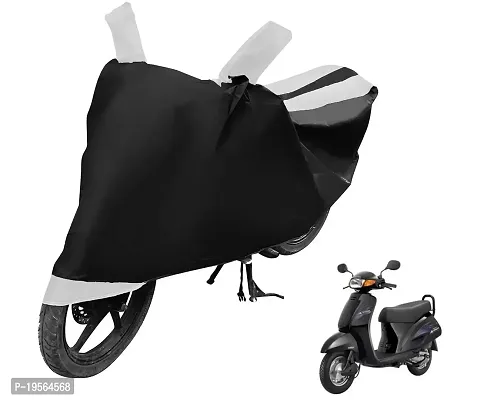 Auto Hub Honda Activa Bike Cover Waterproof Original / Activa Cover Waterproof / Activa bike Cover / Bike Cover Activa Waterproof / Activa Body Cover / Bike Body Cover Activa With Ultra Surface Body Protection (Black, White Look)-thumb0