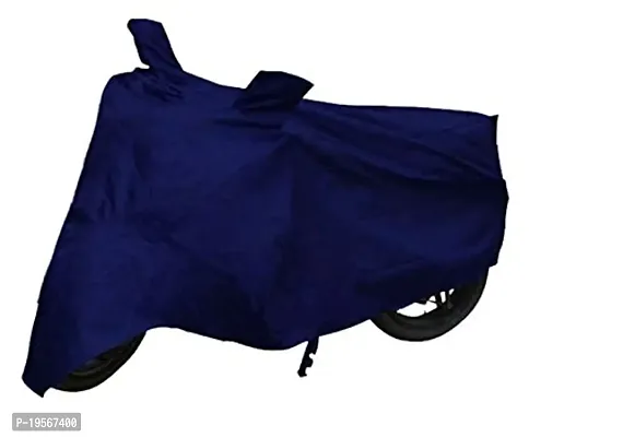 Auto Hub Universal Bike Cover Waterproof Original / Universal Cover Waterproof / Universal bike Cover / Bike Cover Universal Waterproof / Universal Body Cover / Bike Body Cover Universal With Ultra Surface Body Protection (Navy Look)