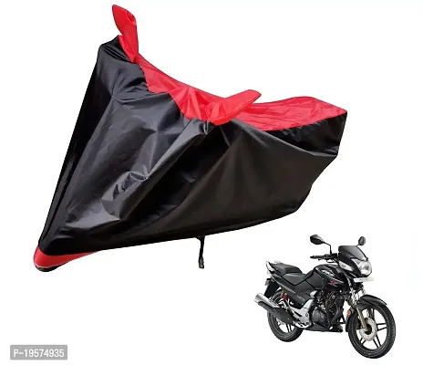 Auto Hub Hero Honda CBZ Bike Cover Waterproof Original / CBZ Cover Waterproof / CBZ bike Cover / Bike Cover CBZ Waterproof / CBZ Body Cover / Bike Body Cover CBZ With Ultra Surface Body Protection (Black, Red Look)