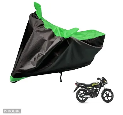 Auto Hub TVS Star City Bike Cover Waterproof Original / Star City Cover Waterproof / Star City bike Cover / Bike Cover Star City Waterproof / Star City Body Cover / Bike Body Cover Star City With Ultra Surface Body Protection (Black, Green Look)