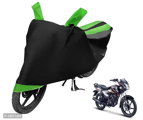 Auto Hub TVS Phoenix Bike Cover Waterproof Original / Phoenix Cover Waterproof / Phoenix bike Cover / Bike Cover Phoenix Waterproof / Phoenix Body Cover / Bike Body Cover Phoenix With Ultra Surface Body Protection (Black, Green Look)