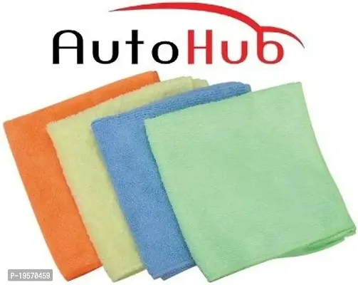 Auto Hub Vehicle Washing Cloth (Pack Of 4)-thumb0