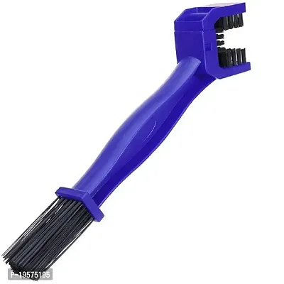 Auto Hub Universal Motorcycle/Cycle Chain Cleaner Brush for Bikes (Blue)