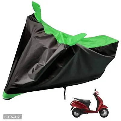 Auto Hub Honda Activa 125 Bike Cover Waterproof Original / Activa 125 Cover Waterproof / Activa 125 bike Cover / Bike Cover Activa 125 Waterproof / Activa 125 Body Cover / Bike Body Cover Activa 125 With Ultra Surface Body Protection (Black, Green Look)