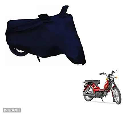 Auto Hub 100% Waterproof Bike Body Cover for TVS Super XL - Navy