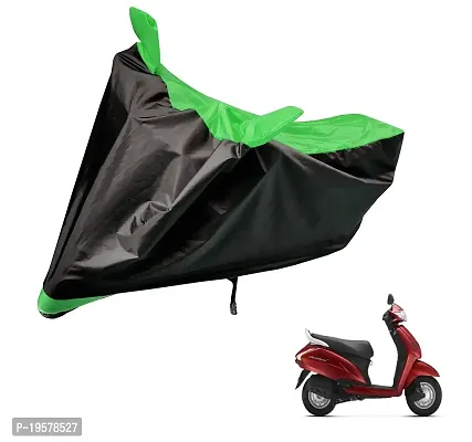 Auto Hub Honda Activa 125 Bike Cover Waterproof Original / Activa 125 Cover Waterproof / Activa 125 bike Cover / Bike Cover Activa 125 Waterproof / Activa 125 Body Cover / Bike Body Cover Activa 125 With Ultra Surface Body Protection (Black, Green Look)