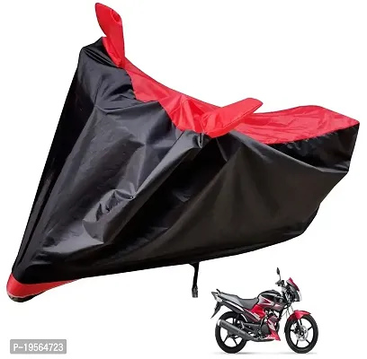 Auto Hub Yamaha SS 125 Bike Cover Waterproof Original / SS 125 Cover Waterproof / SS 125 bike Cover / Bike Cover SS 125 Waterproof / SS 125 Body Cover / Bike Body Cover SS 125 With Ultra Surface Body Protection (Black, Red Look)