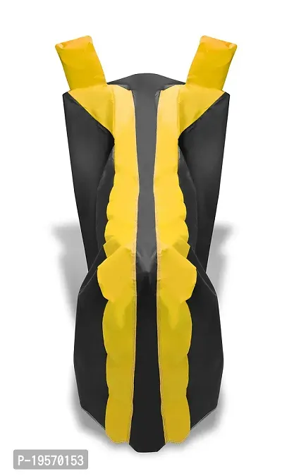 Auto Hub TVS Victor New Bike Cover Waterproof Original / Victor New Cover Waterproof / Victor New bike Cover / Bike Cover Victor New Waterproof / Victor New Body Cover / Bike Body Cover Victor New With Ultra Surface Body Protection (Black, Yellow Look)-thumb3