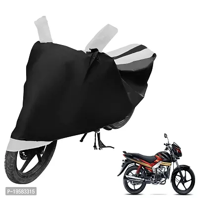 Auto Hub Mahindra Centuro Bike Cover Waterproof Original / Centuro Cover Waterproof / Centuro bike Cover / Bike Cover Centuro Waterproof / Centuro Body Cover / Bike Body Cover Centuro With Ultra Surface Body Protection (Black, White Look)-thumb0