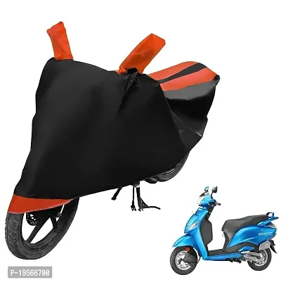 Auto Hub Hero Maestro Bike Cover Waterproof Original / Maestro Cover Waterproof / Maestro bike Cover / Bike Cover Maestro Waterproof / Maestro Body Cover / Bike Body Cover Maestro With Ultra Surface Body Protection (Black, Orange Look)