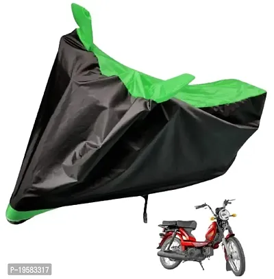 Auto Hub TVS Super XL Bike Cover Waterproof Original / Super XL Cover Waterproof / Super XL bike Cover / Bike Cover Super XL Waterproof / Super XL Body Cover / Bike Body Cover Super XL With Ultra Surface Body Protection (Black, Green Look)