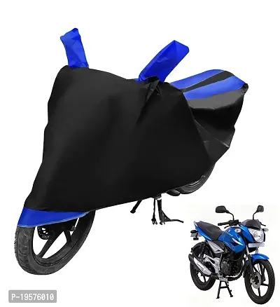 Auto Hub Bajaj XCD 125 Bike Cover Waterproof Original / XCD 125 Cover Waterproof / XCD 125 bike Cover / Bike Cover XCD 125 Waterproof / XCD 125 Body Cover / Bike Body Cover XCD 125 With Ultra Surface Body Protection (Black, Blue Look)