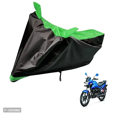 Auto Hub Honda Livo Bike Cover Waterproof Original / Livo Cover Waterproof / Livo bike Cover / Bike Cover Livo Waterproof / Livo Body Cover / Bike Body Cover Livo With Ultra Surface Body Protection (Black, Green Look)