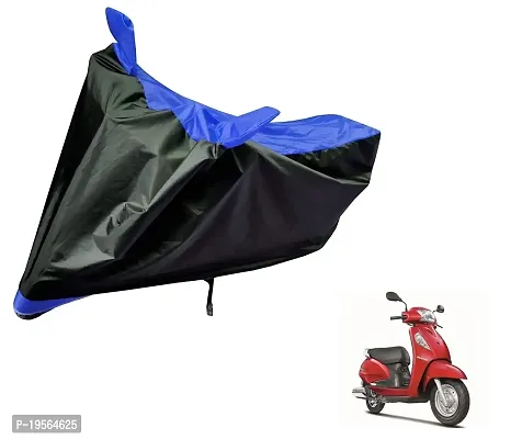 Auto Hub Suzuki Access SE Bike Cover Waterproof Original / Access SE Cover Waterproof / Access SE bike Cover / Bike Cover Access SE Waterproof / Access SE Body Cover / Bike Body Cover Access SE With Ultra Surface Body Protection (Black, Blue Look)